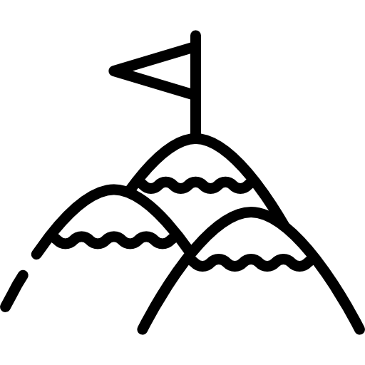 montañas Special Lineal icono