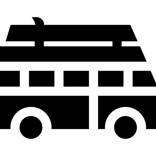 bestelwagen Basic Straight Filled icoon