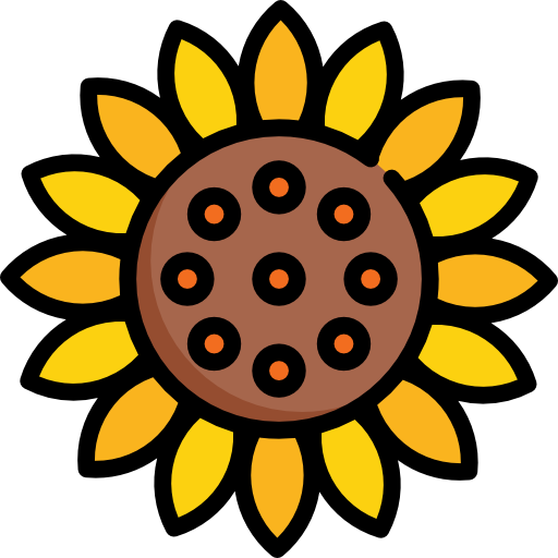 girasol Special Lineal color icono