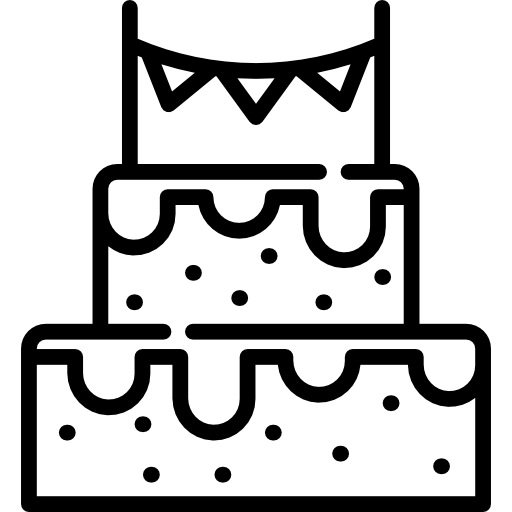 gâteau Special Lineal Icône