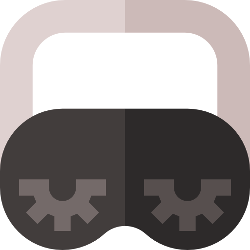 スリーピングマスク Basic Straight Flat icon