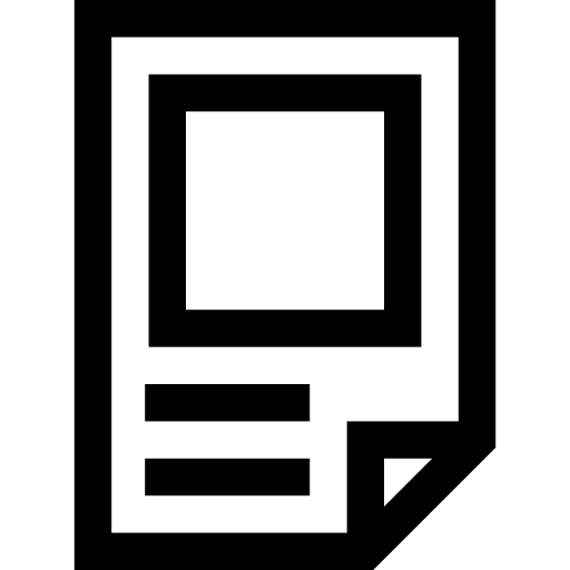 ポスター Basic Straight Lineal icon
