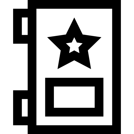 puerta Basic Straight Lineal icono