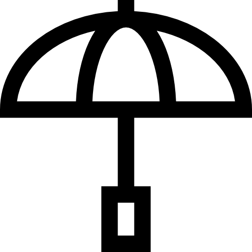 ombrello Basic Straight Lineal icona