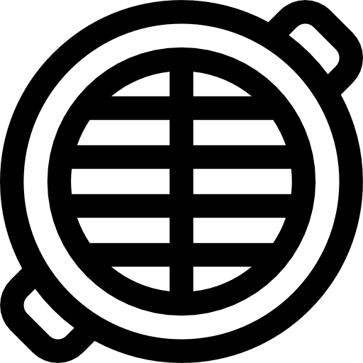 parrilla Basic Straight Lineal icono