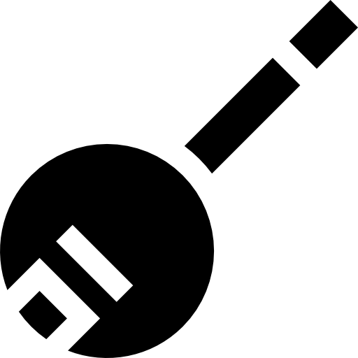 banjo Basic Straight Filled icono