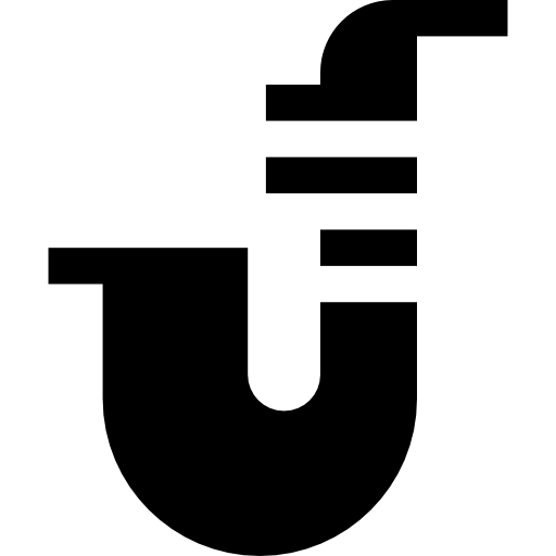 saksofon Basic Straight Filled ikona