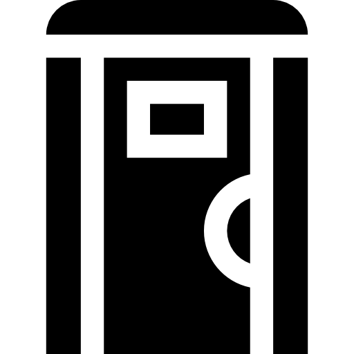 Toilet Basic Straight Filled icon