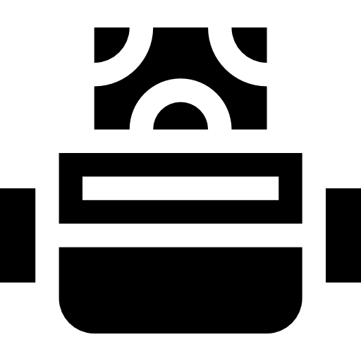 bolsa de cinturón Basic Straight Filled icono