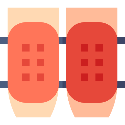 knieschoner Basic Straight Flat icon