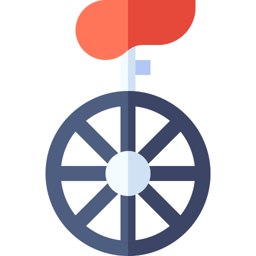 monocycle Basic Straight Flat Icône