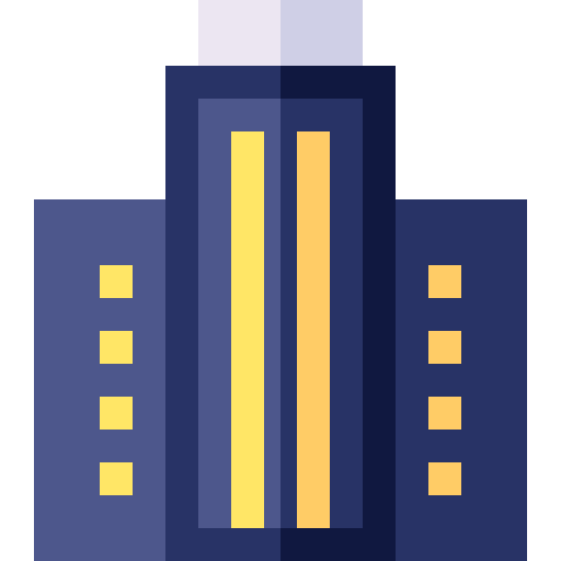 rascacielos Basic Straight Flat icono