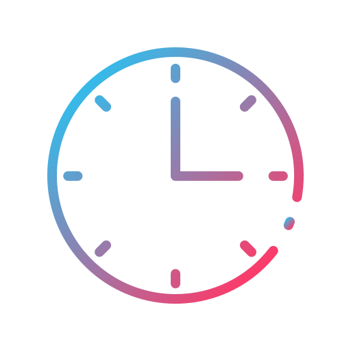 reloj Good Ware Gradient icono