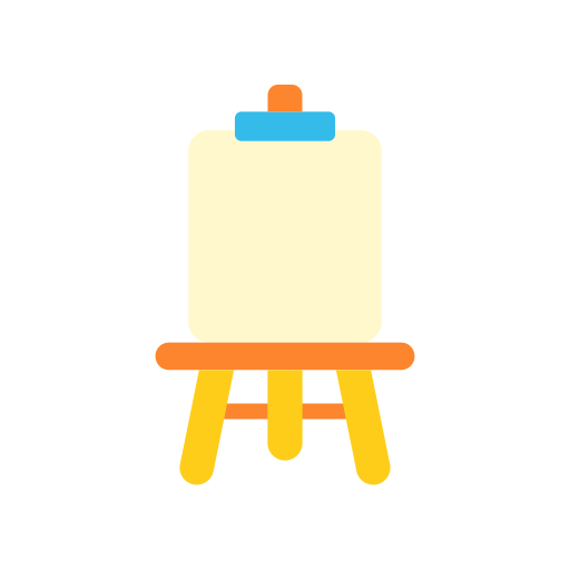 Easel Good Ware Flat icon