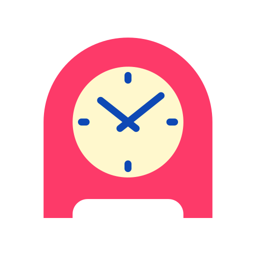 reloj de mesa Good Ware Flat icono