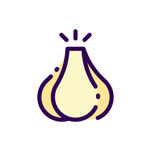Garlic Good Ware Lineal Color icon