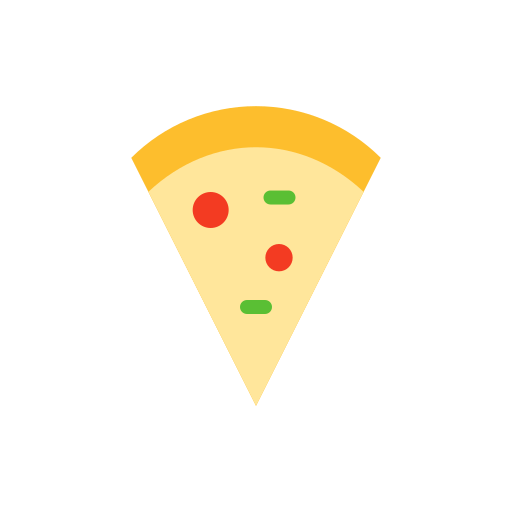 Кусочки пиццы Good Ware Flat иконка