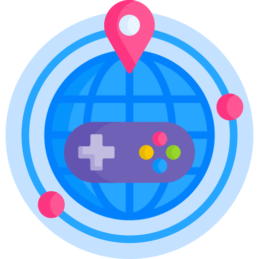 オンラインゲーム Detailed Flat Circular Flat icon