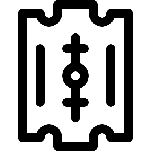 navalha Basic Rounded Lineal Ícone