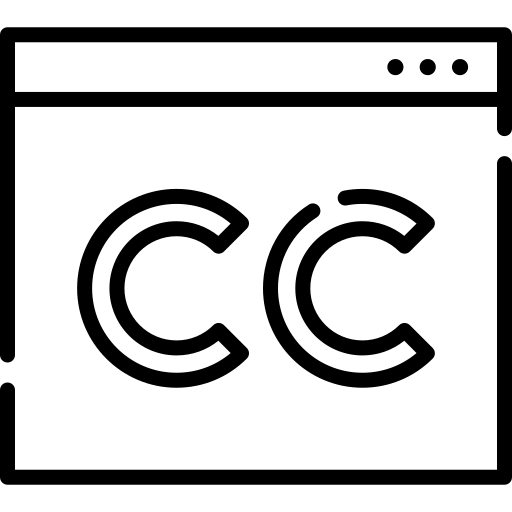 creative commons Special Lineal icono