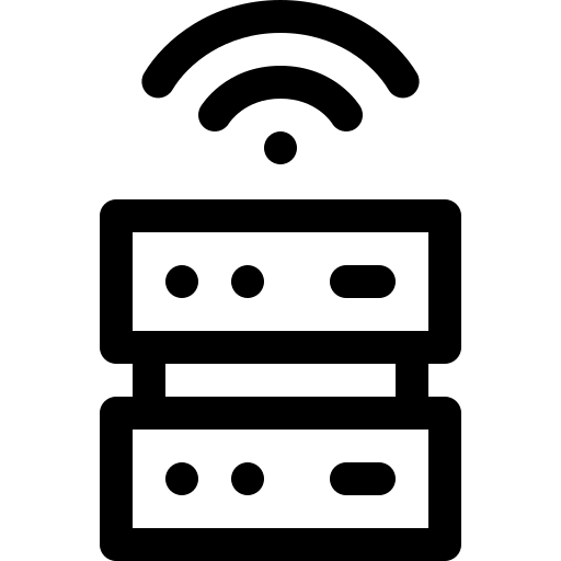 stockage de données Basic Rounded Lineal Icône