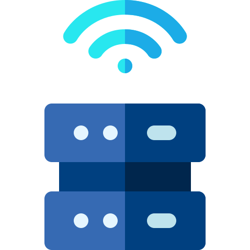 Data storage Basic Rounded Flat icon