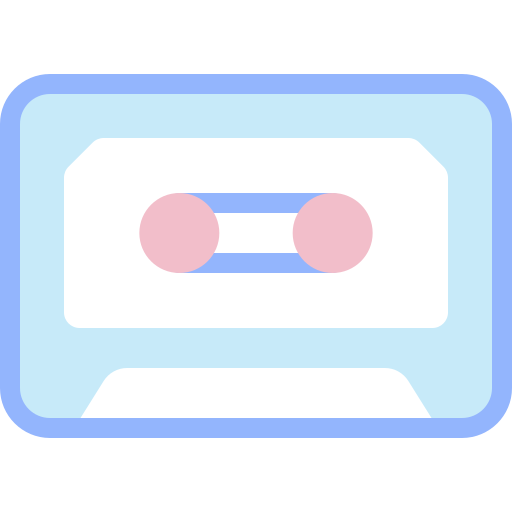 カセット Detailed color Lineal color icon