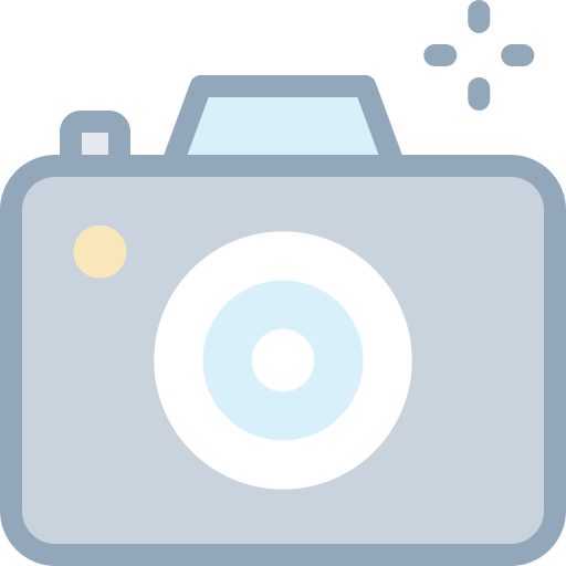 Camera Detailed color Lineal color icon