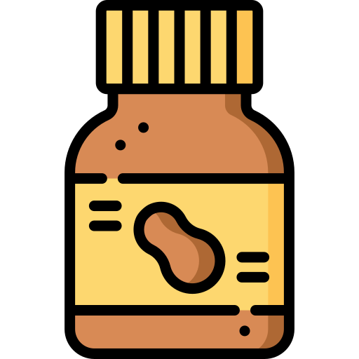 땅콩 버터 Special Lineal color icon
