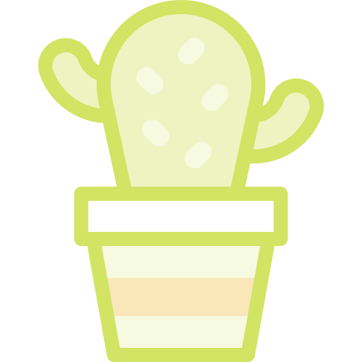 kaktus Detailed color Lineal color ikona