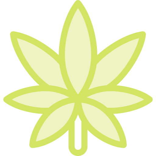 marijuana Detailed color Lineal color icono