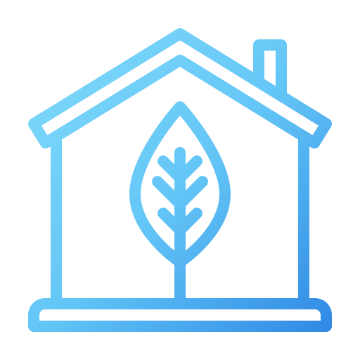 Eco house Generic Gradient icon