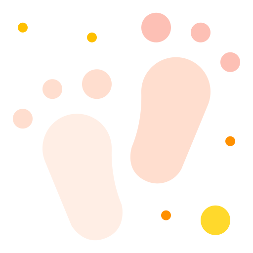 pieds Generic Flat Icône