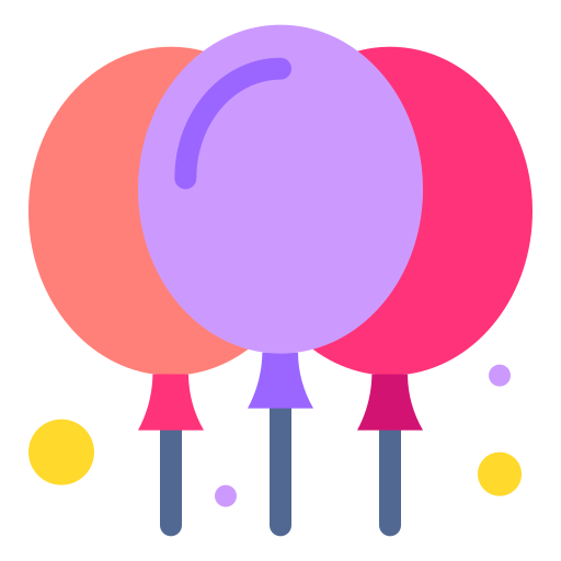 des ballons Generic Flat Icône