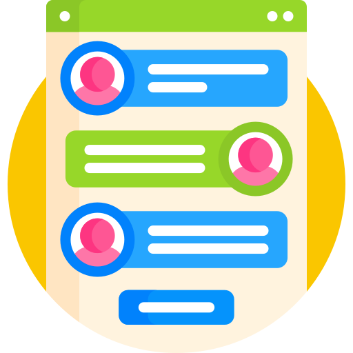 chat Detailed Flat Circular Flat icono