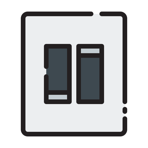 스위치 Generic Outline Color icon