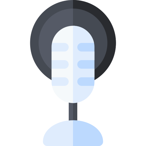 녹음기 Basic Rounded Flat icon