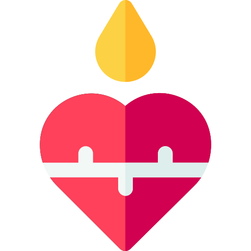 Sacred heart Basic Rounded Flat icon