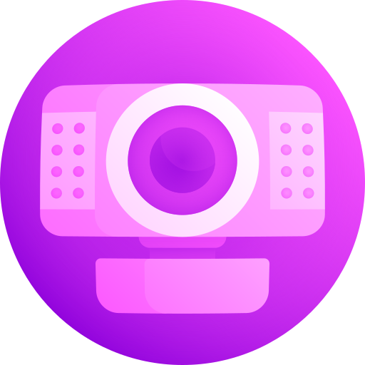Webcam Gradient Galaxy Gradient icon