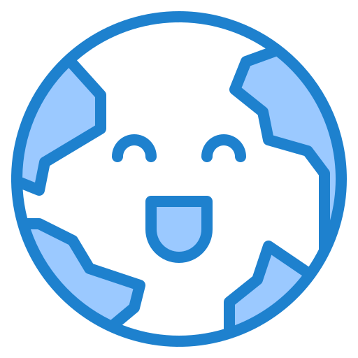 地球 srip Blue icon
