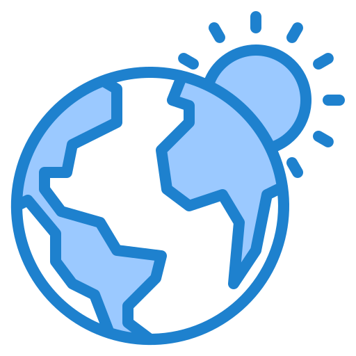 Earth srip Blue icon