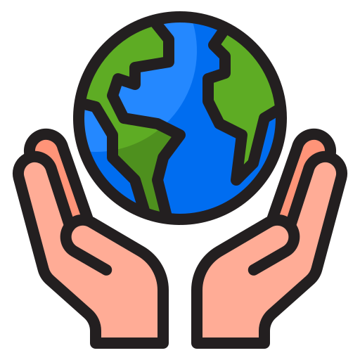Earth day srip Lineal Color icon