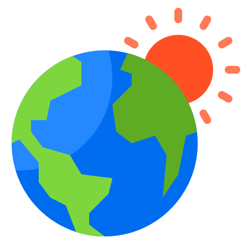 Earth srip Flat icon