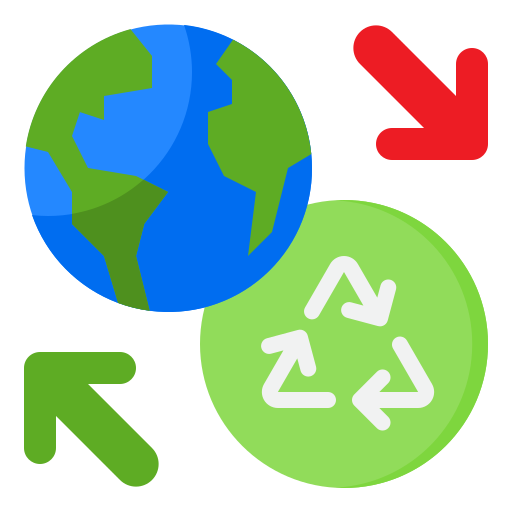 recyceln srip Flat icon