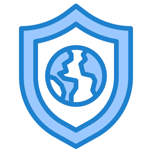 Protection srip Blue icon