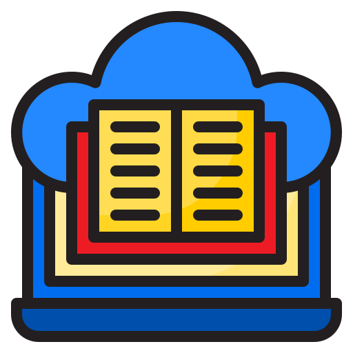 Book srip Lineal Color icon