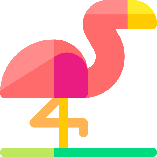 flamingo Basic Rounded Flat icon