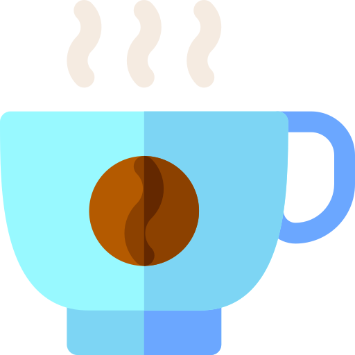 tasse à café Basic Rounded Flat Icône