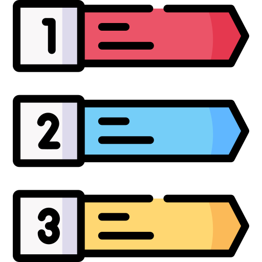 List Special Lineal color icon