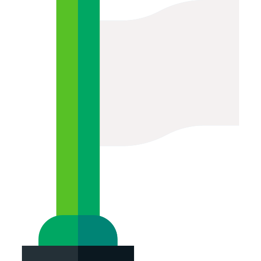drapeau Basic Straight Flat Icône